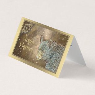 Season's Greetings - Black Bear