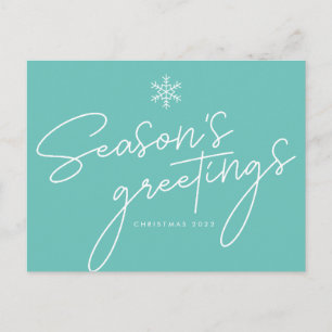 Season's Greetings Business Doctor Client Postcard