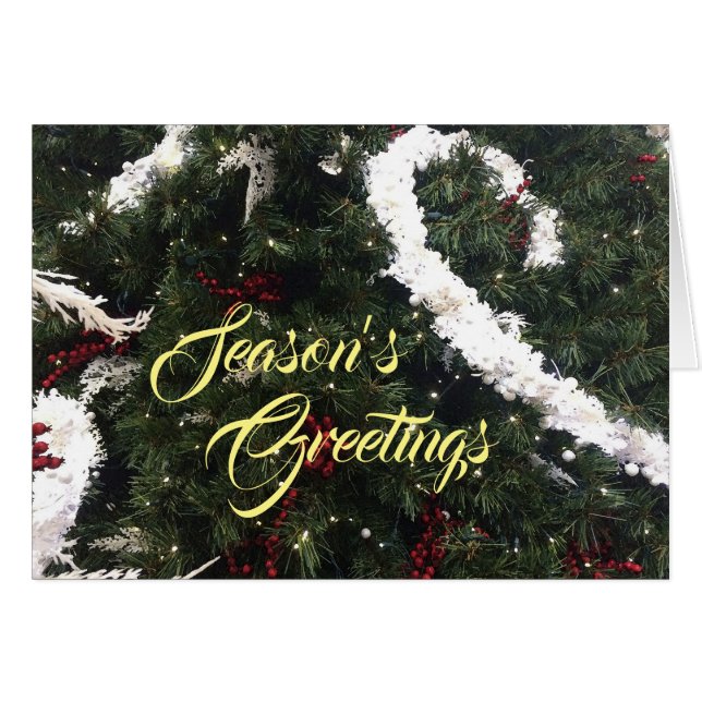 Season's Greetings, card (Front Horizontal)