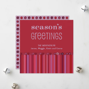 Season's Greetings Card Template