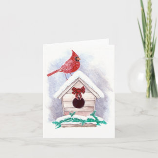 Seasons Greetings Cardinal Card