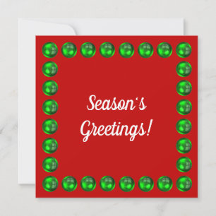 Season's Greetings Christmas Card