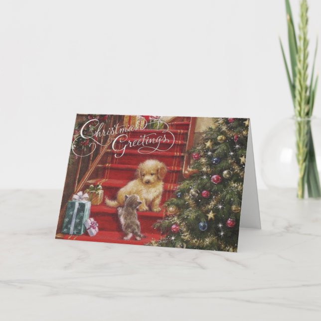 Seasons Greetings Christmas Card (Front)