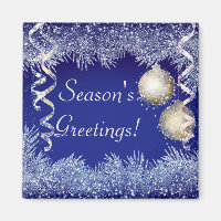 Season's Greetings Christmas Glitter Christmas