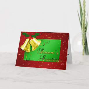 Season's Greetings (Christmas) Holiday Card
