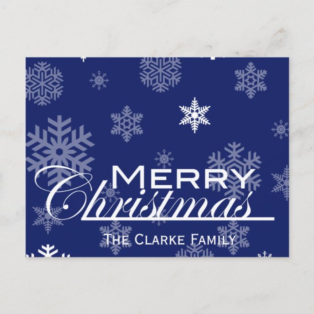 Season's Greetings Christmas Post Card (Front)