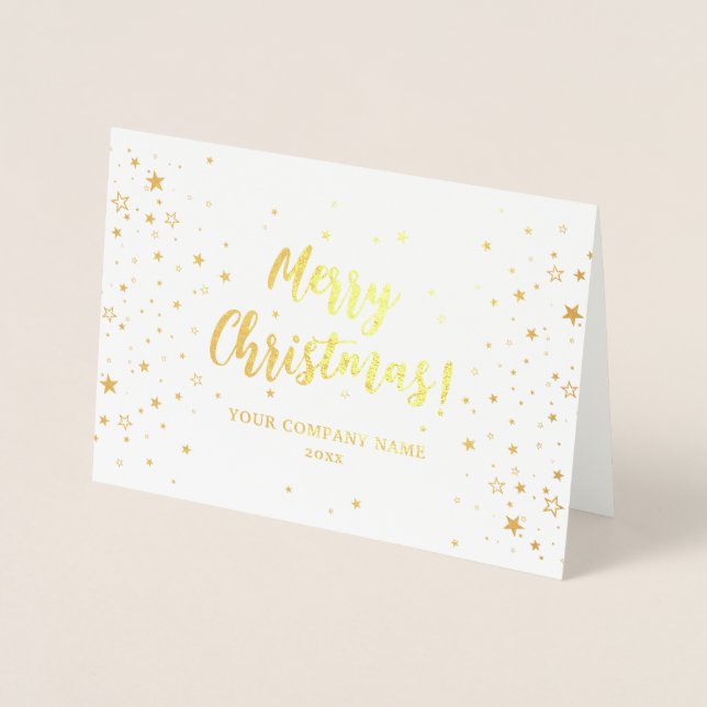 Seasons Greetings Company Foil Card (Front)
