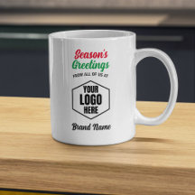 Season's Greetings Company Logo Christmas Gift