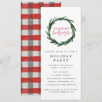 Seasons greetings corporate Christmas party