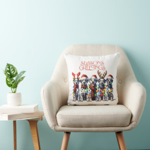 Season's Greeting's Cushion