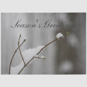 Season's Greetings Designer Tissue Paper