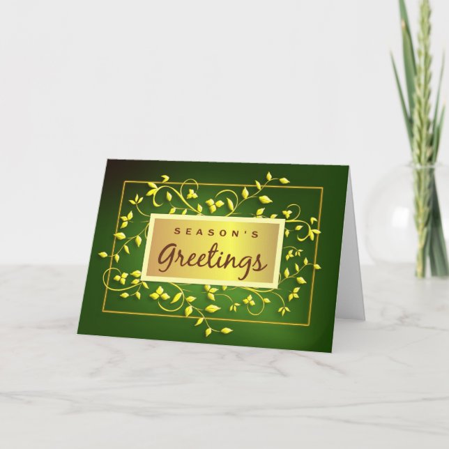 Season's Greetings - Executive Greeting Card (Front)