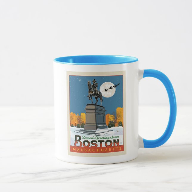 Season's Greetings From Boston Common! Mug (Right)