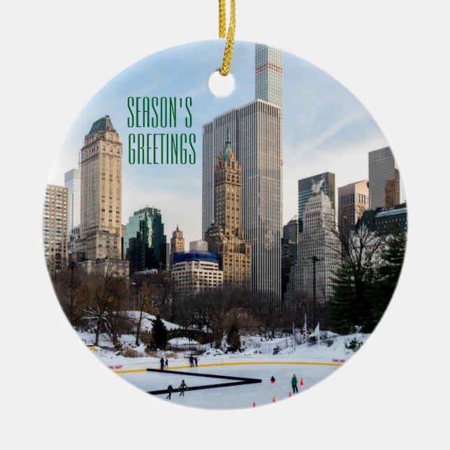 Season's Greetings From NYC Ornament (Front)