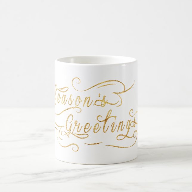 Seasons Greetings (GOLD) Coffee Mug (Center)