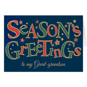 Season's Greetings Great-Grandson Polkas