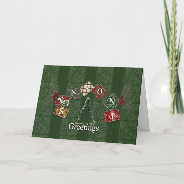Season's Greetings Holiday Card (Front)