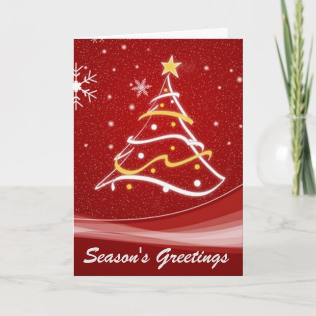Season's Greetings Holiday Card (Front)