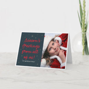 season's greetings holiday card