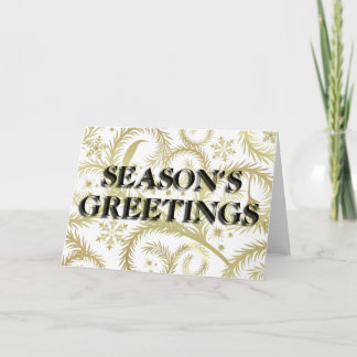 Season's Greetings Holiday Card