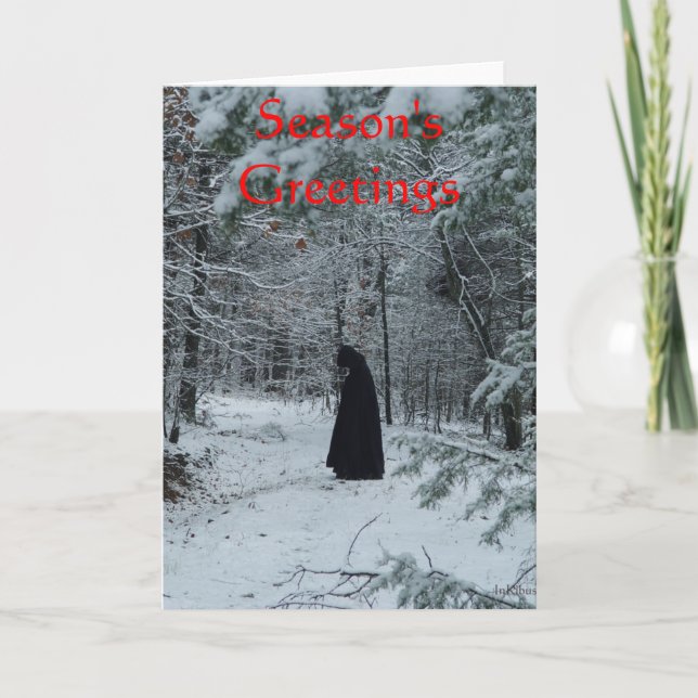 Season's Greetings Holiday Card (Front)