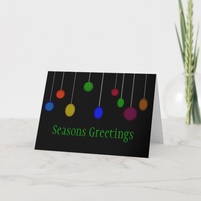 Seasons Greetings Holiday Card (Front)