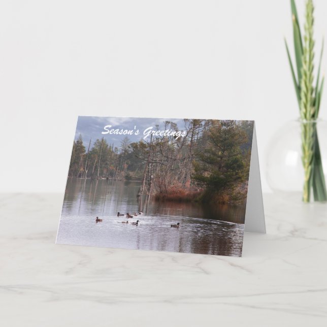 Season's Greetings Holiday Card (Front)