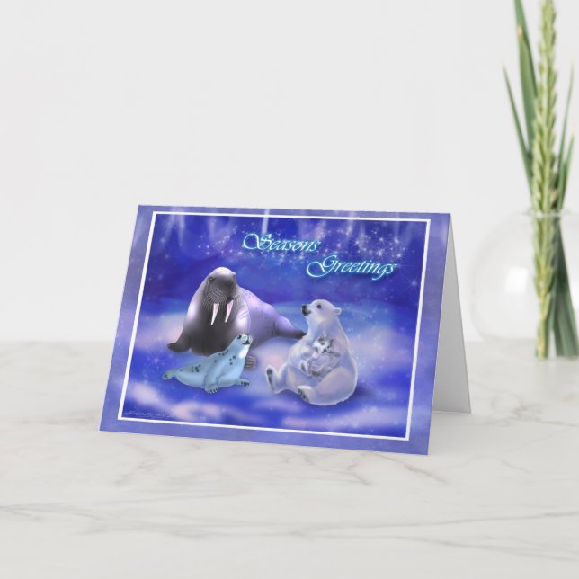 Seasons Greetings Holiday Card (Front)