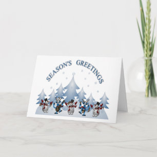 SEASONS GREETINGS HOLIDAY CARD
