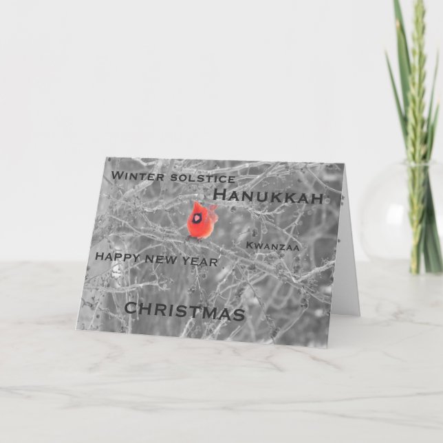 Season's Greetings, Holiday Card (Front)