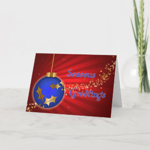 Season's Greetings Holiday Card