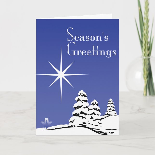 Seasons Greetings Holiday Card (Front)