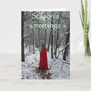 Season's greetings holiday card