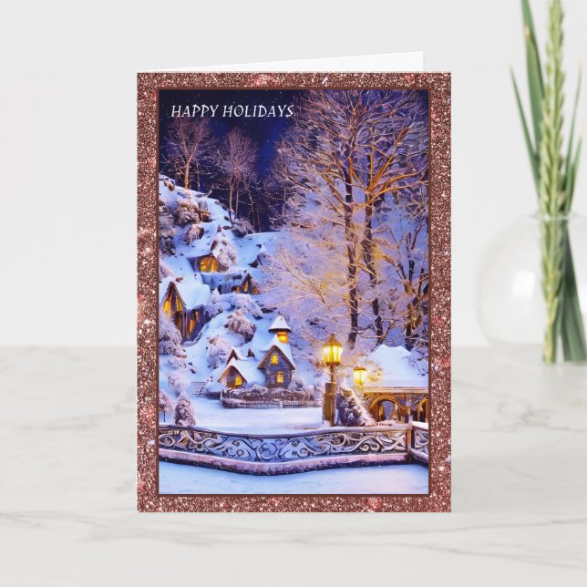 Season's Greetings Holiday Card (Front)