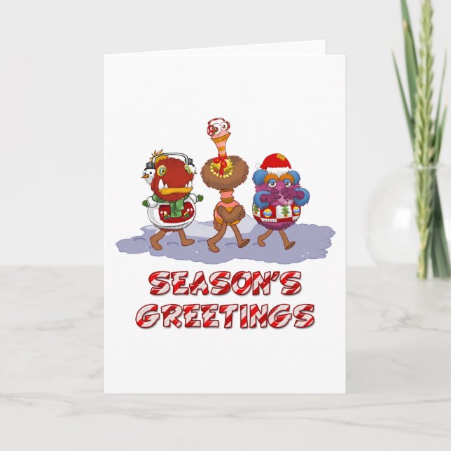 Season's Greetings Holiday Card (Front)