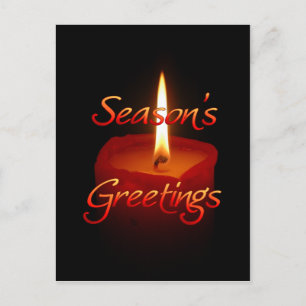 Season's Greetings Holiday Postcard
