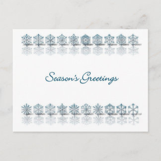Season's Greetings Holiday Postcard