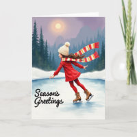 Seasons Greetings Ice Skate
