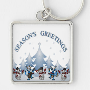 SEASONS GREETINGS KEY RING