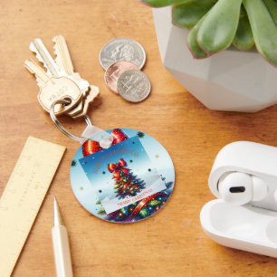 SEASON'S GREETINGS KEY RING