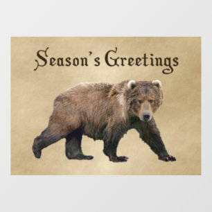 Season's Greetings - Kodiak Bear