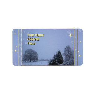 Season's Greetings Label