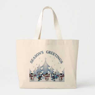 SEASONS GREETINGS LARGE TOTE BAG