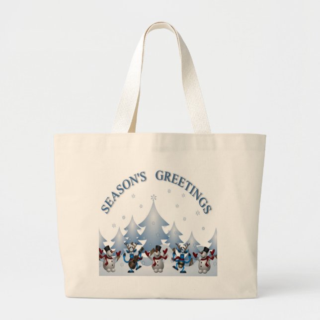 SEASONS GREETINGS LARGE TOTE BAG (Front)
