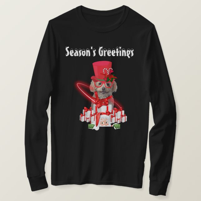 Season's Greetings Long-sleeved T-shirt (Design Front)