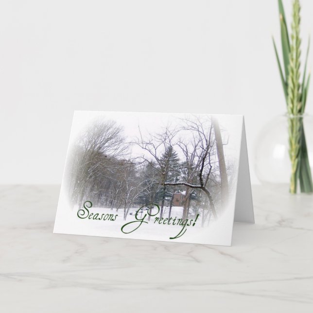 Season's Greetings Merchandise Holiday Card (Front)