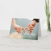 Season's Greetings modern white font