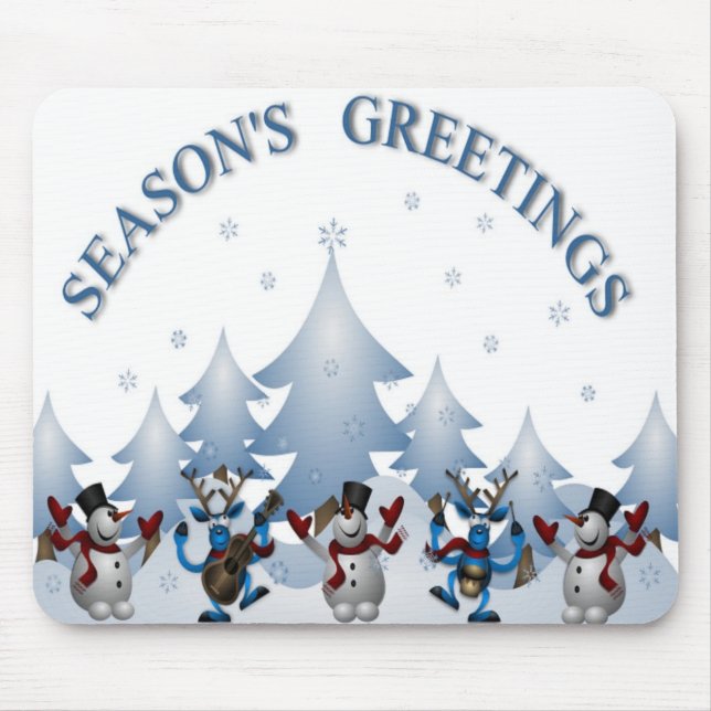 SEASONS GREETINGS MOUSE PAD (Front)