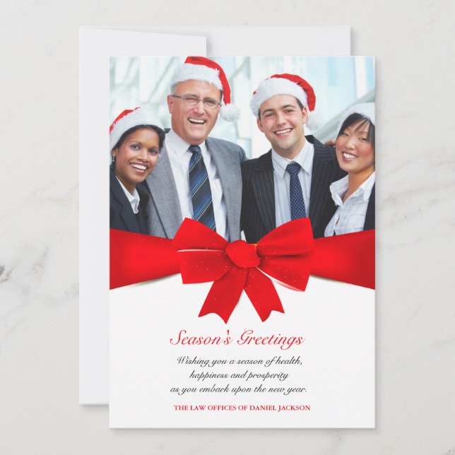 Season's Greetings Photo Card (Front)