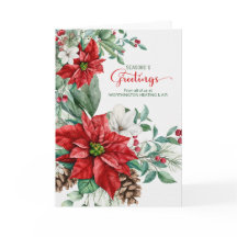 Season's Greetings Poinsettia Business